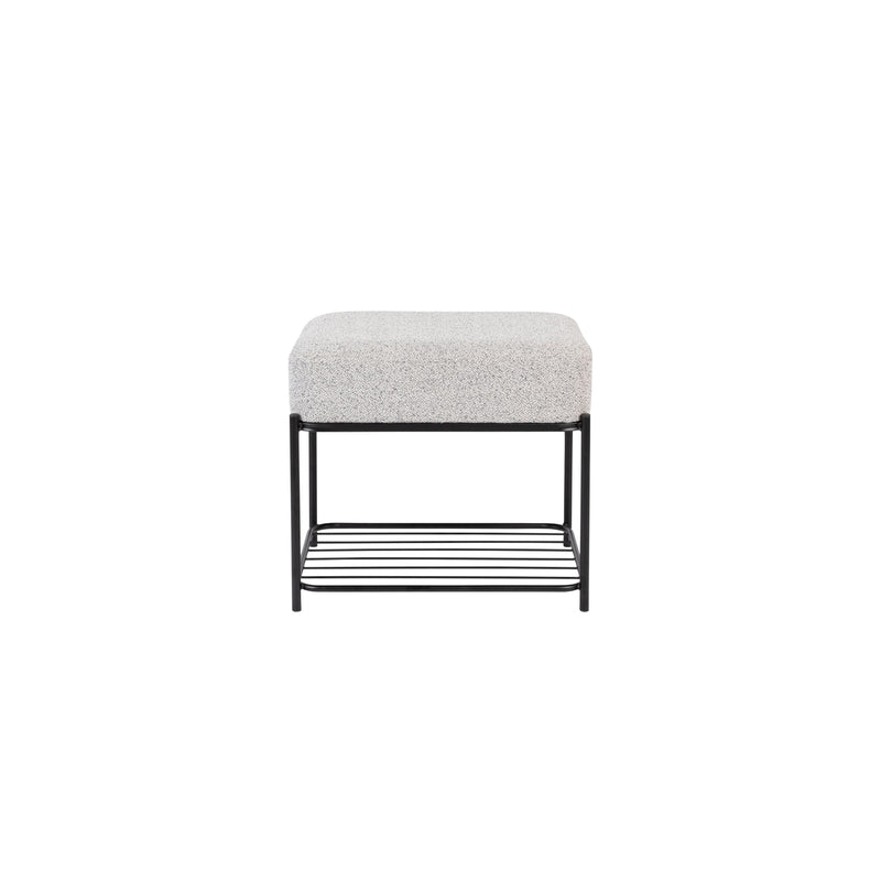 Fauteuil Milou Rectangular MDF,Pine hout,Polyester Grijs 50x35 cm-Krukken-Creating Home