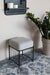 Fauteuil Milou Square MDF,Pine hout,Polyester Grijs 35x35 cm-Krukken-Creating Home