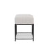 Fauteuil Milou Square MDF,Pine hout,Polyester Grijs 35x35 cm-Krukken-Creating Home