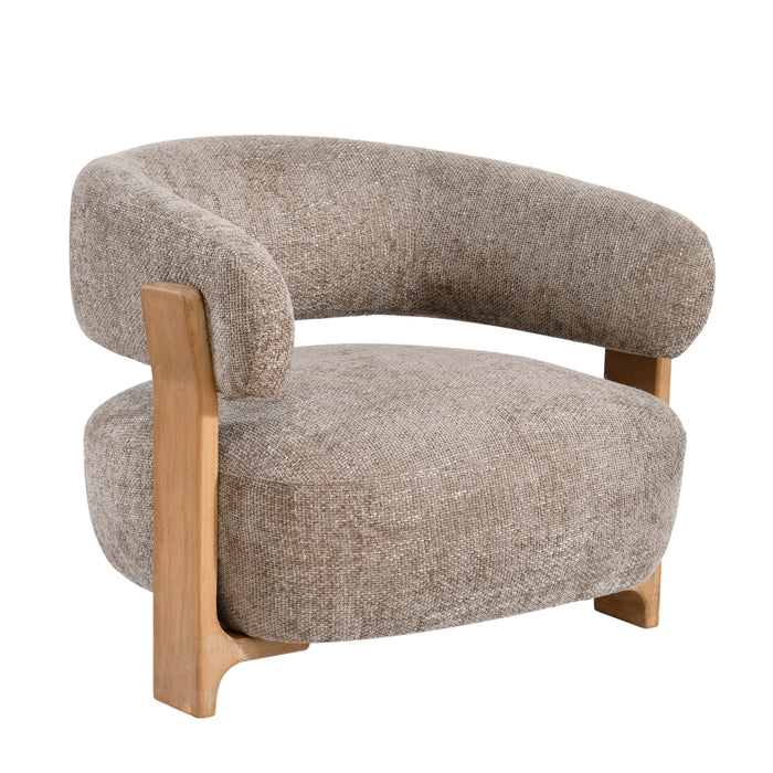 Fauteuil Mire Polyester Beige-Fauteuils-PTMD