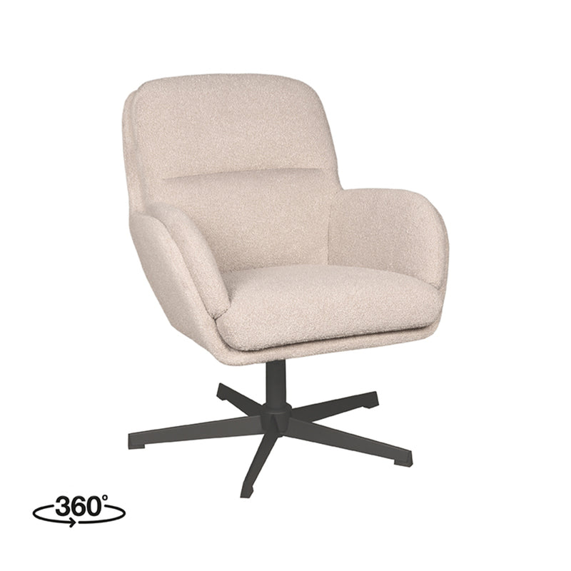 Fauteuil Moss Naturel Boucle - 70x77x90 cm-Fauteuils-LABEL51