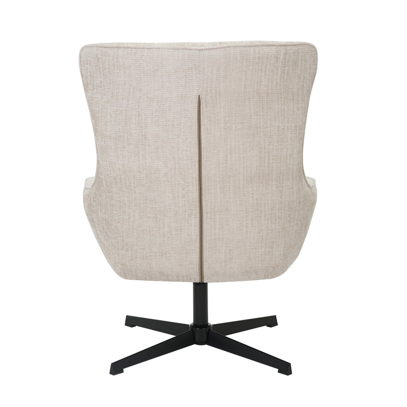Fauteuil Naomi Toffee Draaibaar 81 cm-Fauteuils-Livingfurn