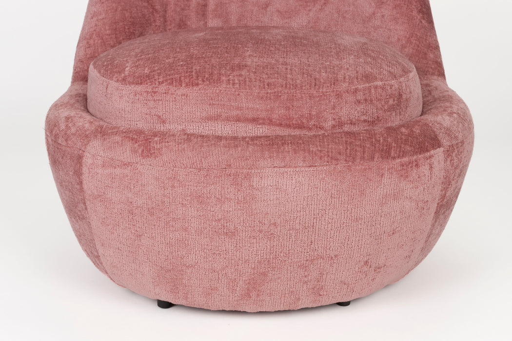 Fauteuil Nash Polyester Roze 61x61 cm-Fauteuils-Creating Home