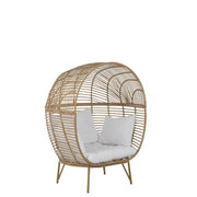 Fauteuil Naturel Cloth Ovaal 110 cm 110x115x148 cm-Fauteuils-J-Line