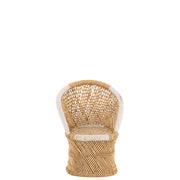 Fauteuil Naturel Ijzer 58 cm 58x66.5x76.5 cm-Rechthoekige vloerkleden-J-Line
