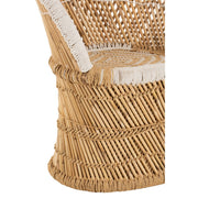 Fauteuil Naturel Ijzer 58 cm 58x66.5x76.5 cm-Rechthoekige vloerkleden-J-Line