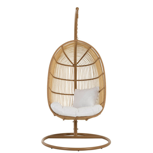 Fauteuil Naturel Ijzer Ovaal 105 cm-Fauteuils-J-Line