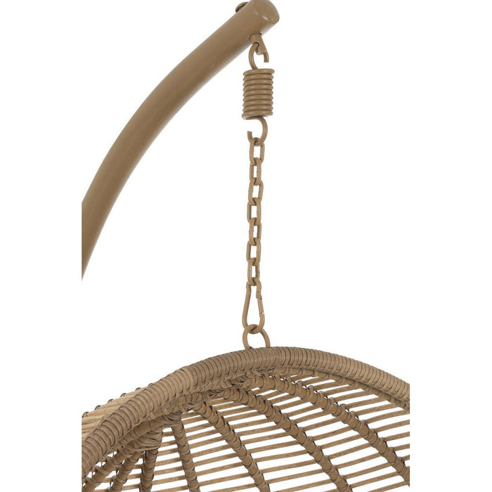 Fauteuil Naturel Ijzer Rond 110 cm-Fauteuils-J-Line