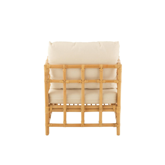 Fauteuil Naturel Linnen 73 cm-Fauteuils-J-Line