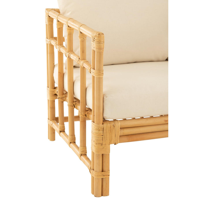 Fauteuil Naturel Linnen 73 cm-Fauteuils-J-Line