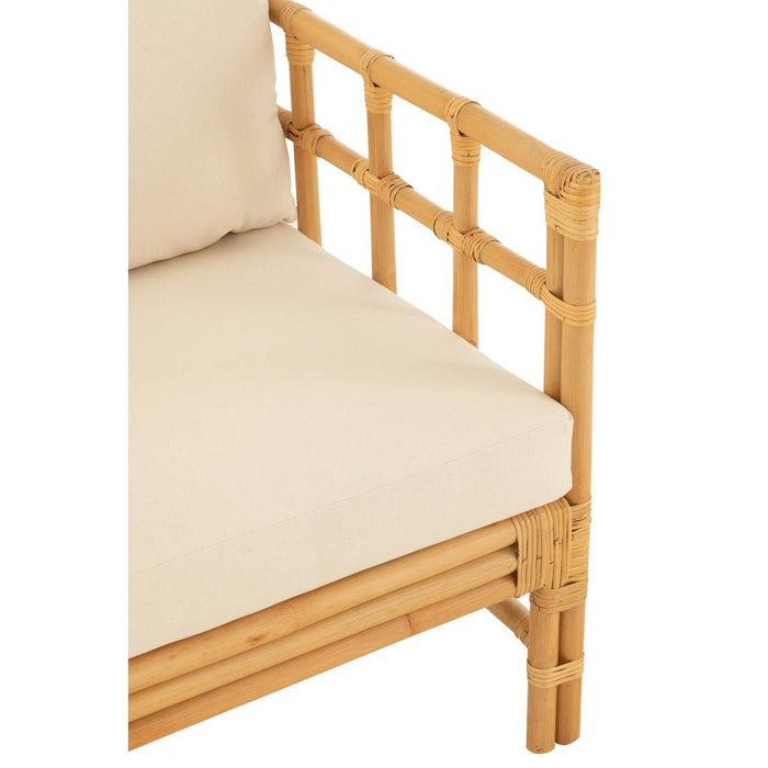 Fauteuil Naturel Linnen 73 cm-Fauteuils-J-Line