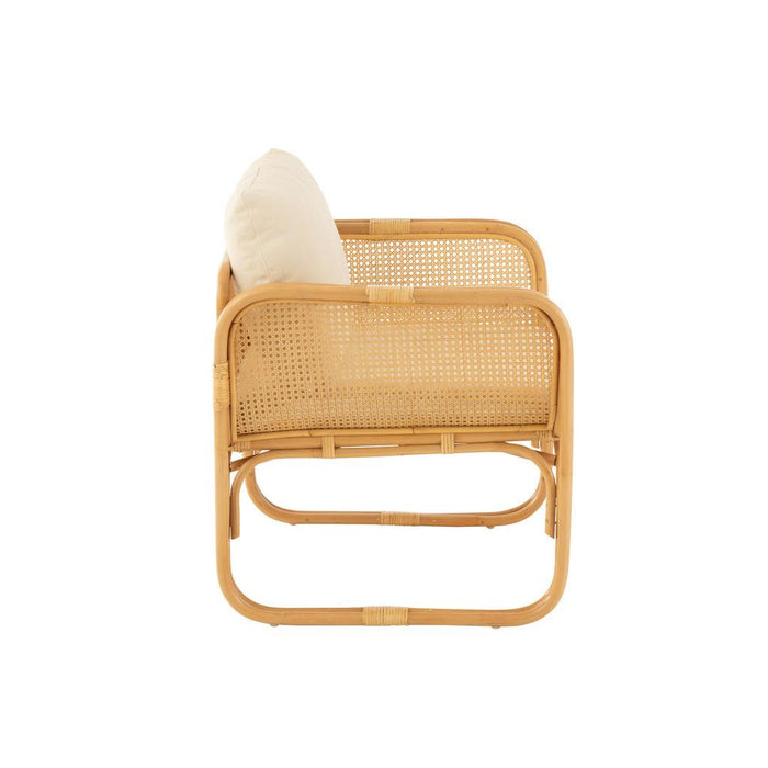 Fauteuil Naturel Polyester 67 cm 67x66x66 cm-Kussens-J-Line