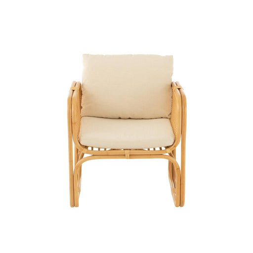 Fauteuil Naturel Polyester 67 cm 67x66x66 cm-Kussens-J-Line