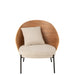 Fauteuil Naturel Polyester 72 cm 71.8x77.4x81.8 cm-Fauteuils-J-Line