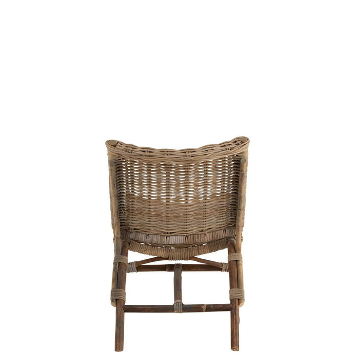 Fauteuil Naturel Rotan 48 cm 48x93x78 cm-Fauteuils-J-Line