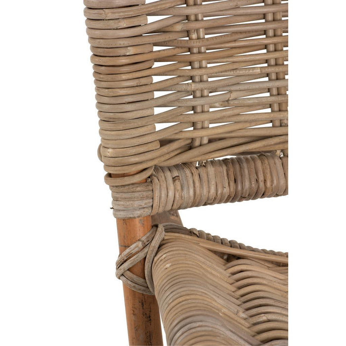 Fauteuil Naturel Rotan 48 cm 48x93x78 cm-Fauteuils-J-Line