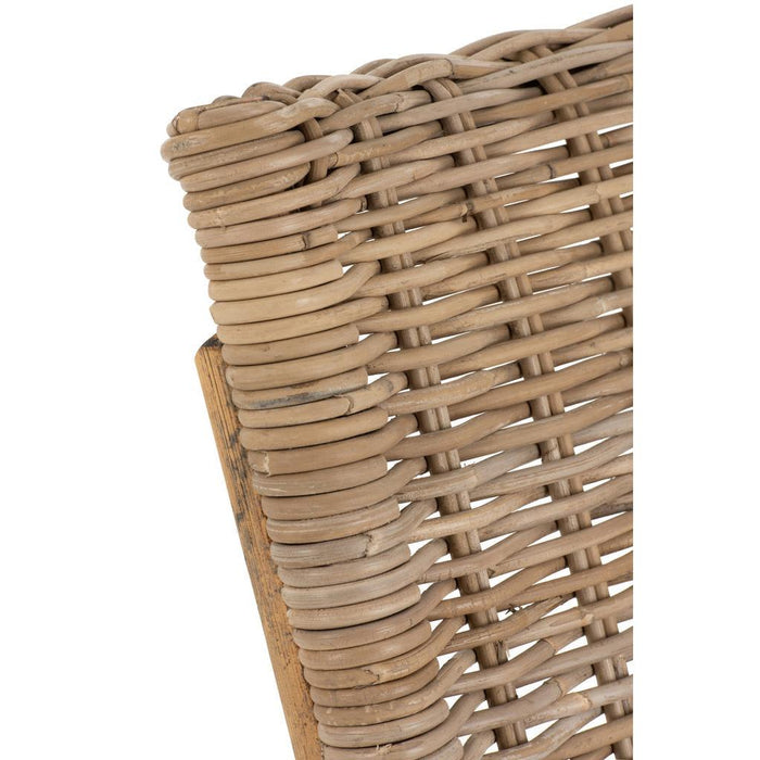 Fauteuil Naturel Rotan 48 cm 48x93x78 cm-Fauteuils-J-Line