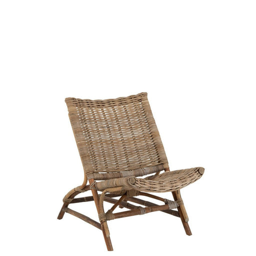 Fauteuil Naturel Rotan 48 cm 48x93x78 cm-Fauteuils-J-Line