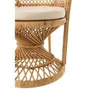 Fauteuil Naturel Rotan 67 cm 67x105x133 cm-Kussens-J-Line