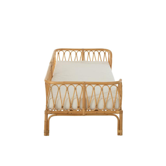 Fauteuil Naturel Rotan 77 cm 77x186x55 cm-Fauteuils-J-Line