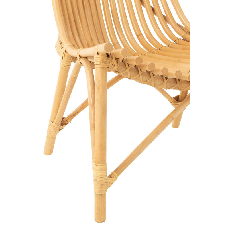 Fauteuil Naturel Rotan 80 cm 80x77x84 cm-Fauteuils-J-Line