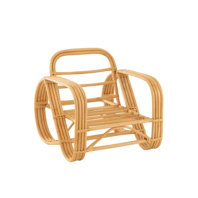 Fauteuil Naturel Rotan 83 cm 83x77x74 cm-Kussens-J-Line