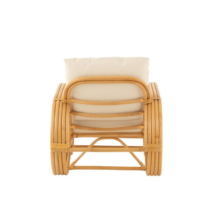 Fauteuil Naturel Rotan 83 cm-Fauteuils-J-Line