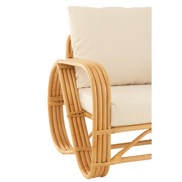 Fauteuil Naturel Rotan 83 cm-Fauteuils-J-Line