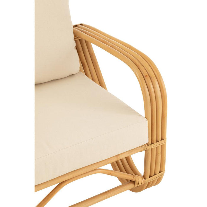Fauteuil Naturel Rotan 83 cm-Fauteuils-J-Line