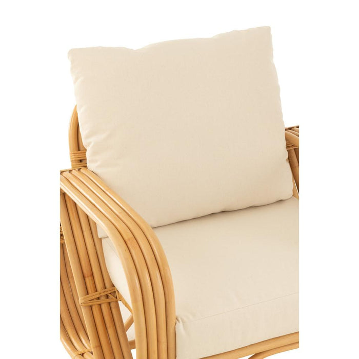 Fauteuil Naturel Rotan 83 cm-Fauteuils-J-Line