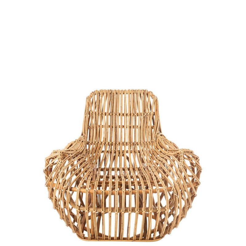 Fauteuil Naturel Rotan 87 cm 87x100x91 cm-Fauteuils-J-Line