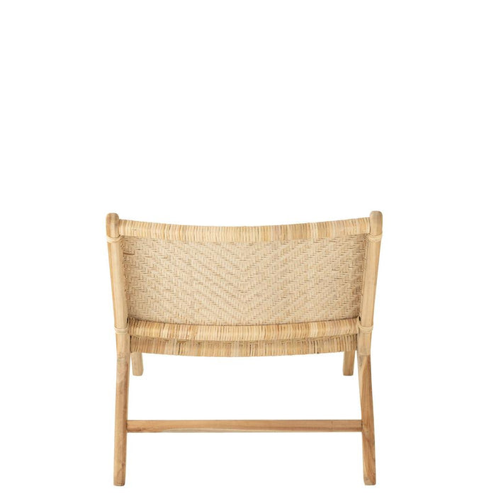 Fauteuil Naturel Teakhout 67 cm 67x78x72 cm-Fauteuils-J-Line