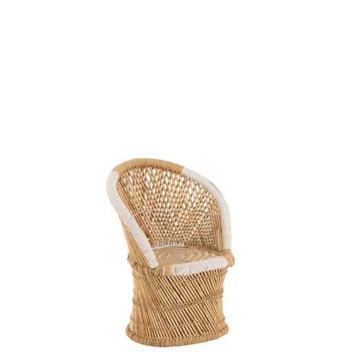Fauteuil Naturel ijzer 58 cm 58x66.5x76.5 cm-Rechthoekige vloerkleden-J-Line