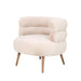 Fauteuil Nelly Polyester Beige-Fauteuils-PTMD