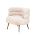 Fauteuil Nelly Polyester Beige-Fauteuils-PTMD