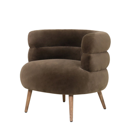 Fauteuil Nelly Polyester Bruin-Fauteuils-PTMD