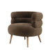 Fauteuil Nelly Polyester Bruin-Fauteuils-PTMD