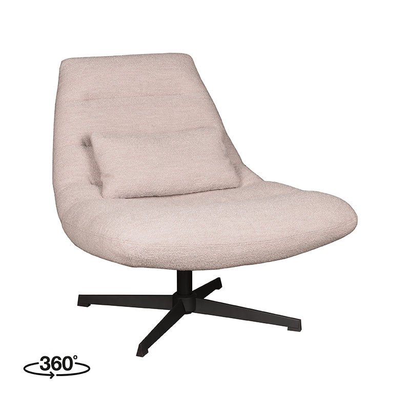 Fauteuil Nox Naturel Boucle - 77x62x53 cm-Fauteuils-LABEL51