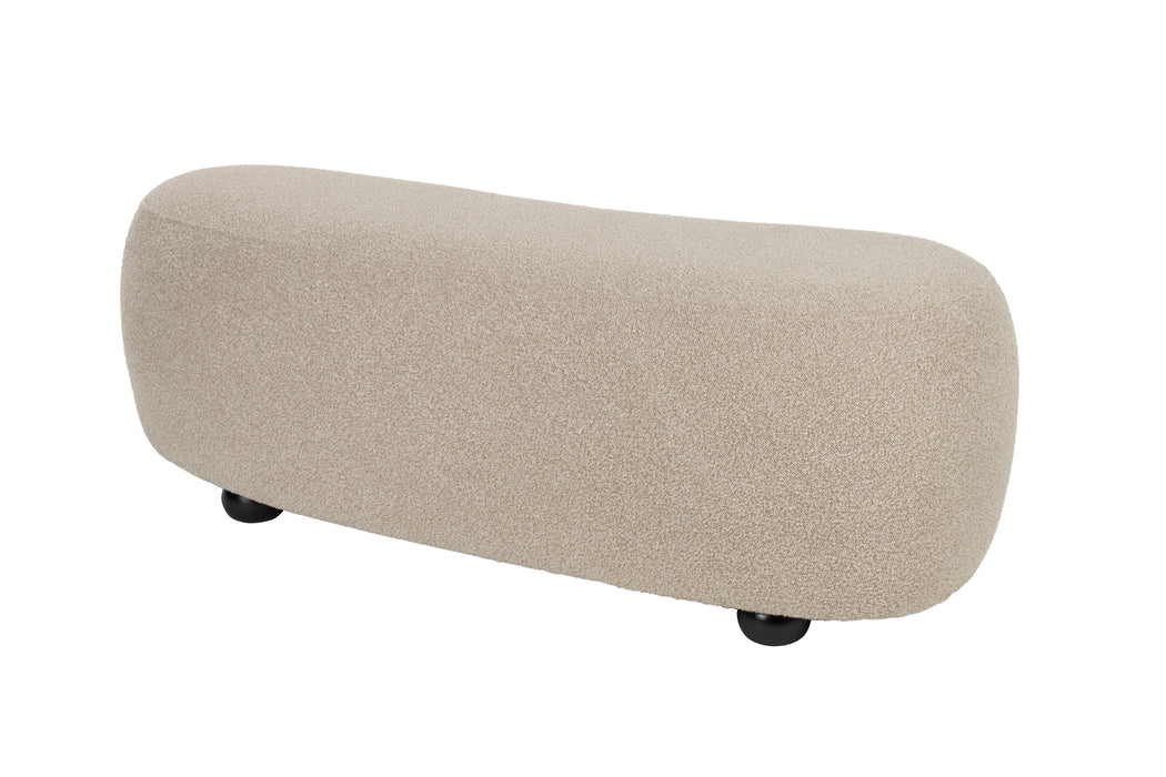 Fauteuil Noxx Polyester Beige 46x120 cm-Fauteuils-Creating Home