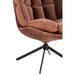 Fauteuil Oranje Metaal 73 cm 73x78x92 cm-Kussens-J-Line
