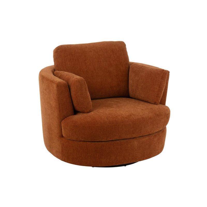 Fauteuil Oranje Populierenhout 100 cm 100x109x89 cm-Fauteuils-J-Line