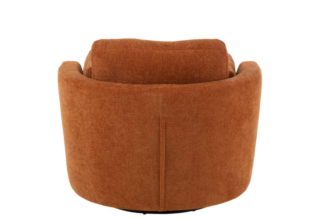 Fauteuil Oranje Populierenhout 100 cm-Fauteuils-J-Line
