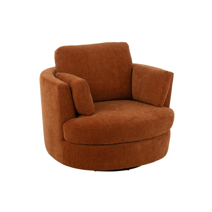 Fauteuil Oranje Populierenhout 100 cm-Fauteuils-J-Line