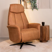 Fauteuil Oslo Cognac Kunstleder 1-Motorig 79x87x112 cm-Fauteuils-LABEL51