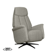 Fauteuil Oslo Mushroom Boucle 1-Motorig 79x87x112 cm-Fauteuils-LABEL51