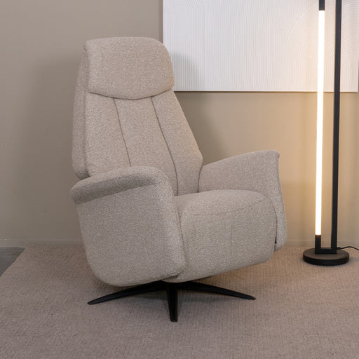 Fauteuil Oslo Naturel Boucle 1-Motorig 79x87x112 cm-Fauteuils-LABEL51