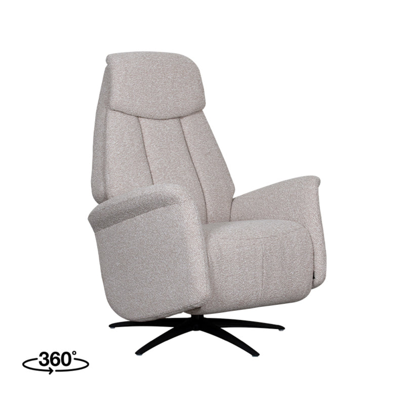 Fauteuil Oslo Naturel Boucle 1-Motorig 79x87x112 cm-Fauteuils-LABEL51