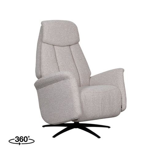 Fauteuil Oslo Naturel Boucle 1-Motorig 79x87x112 cm-Fauteuils-LABEL51