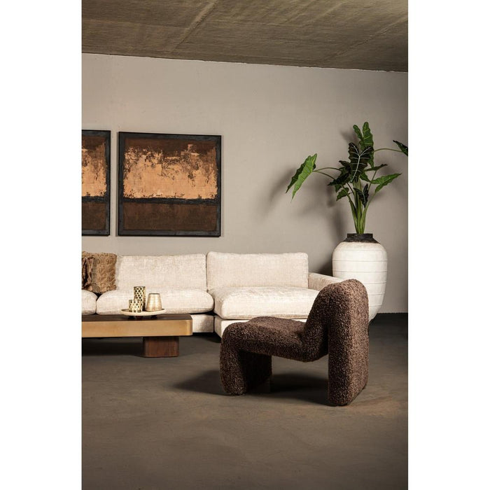Fauteuil Oslo Polyester Beige 727208-Fauteuils-PTMD
