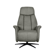 Fauteuil Oslo Taupe Kunstleder 1-Motorig 79x87x112 cm-Fauteuils-LABEL51
